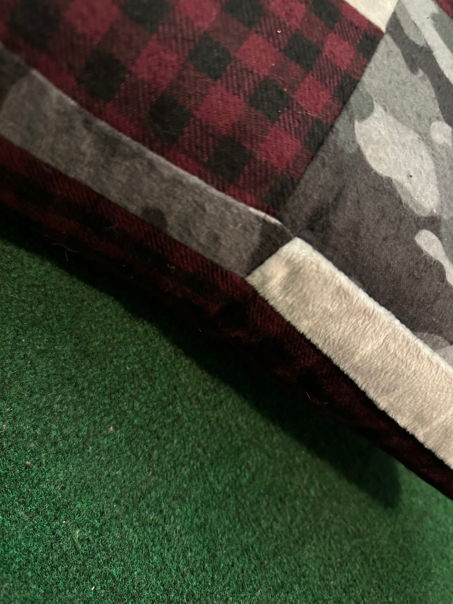 “Rustic Puzzle” Pillow V.2