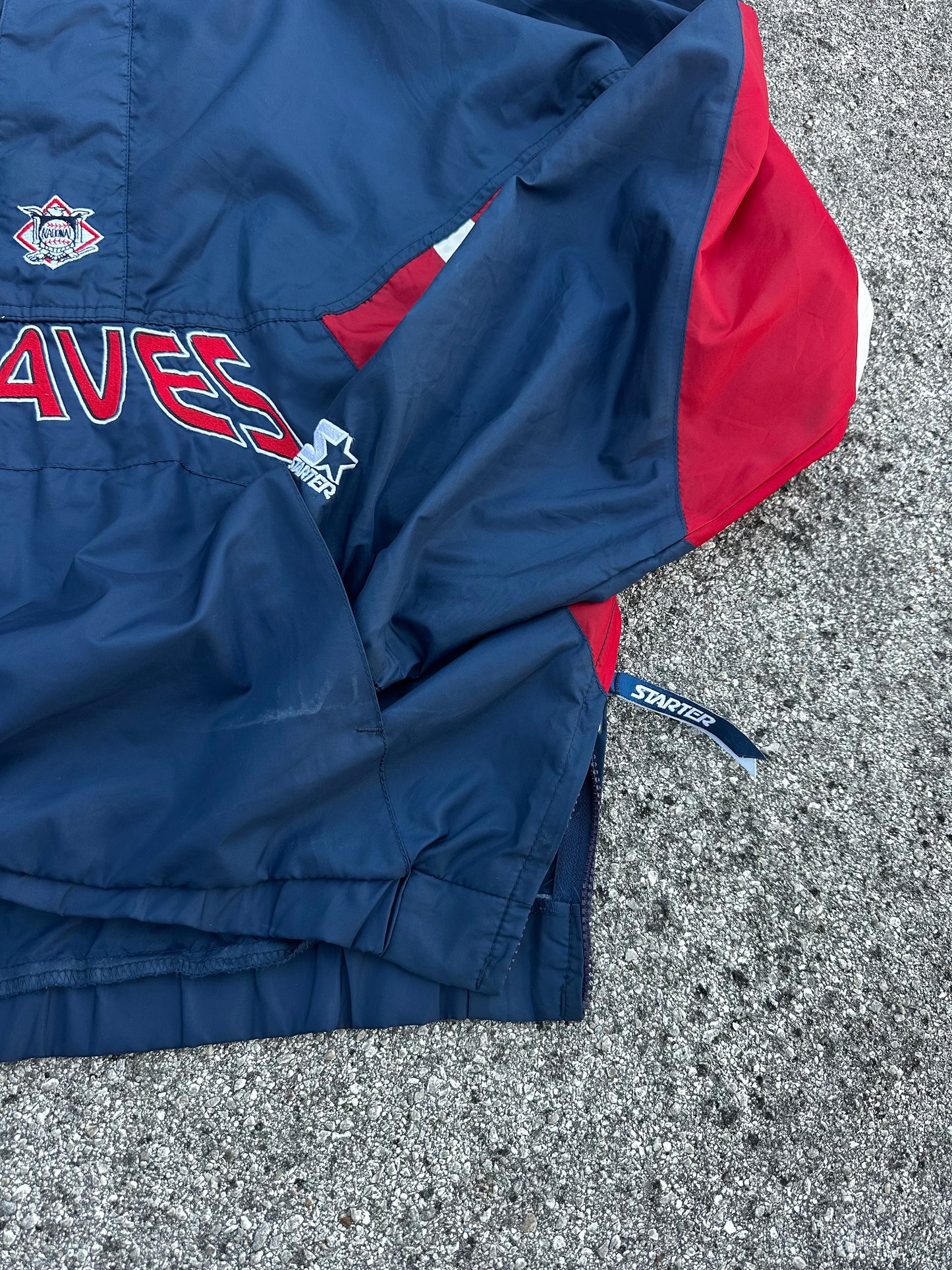 Vintage Starter Atlanta Braves Windbreaker