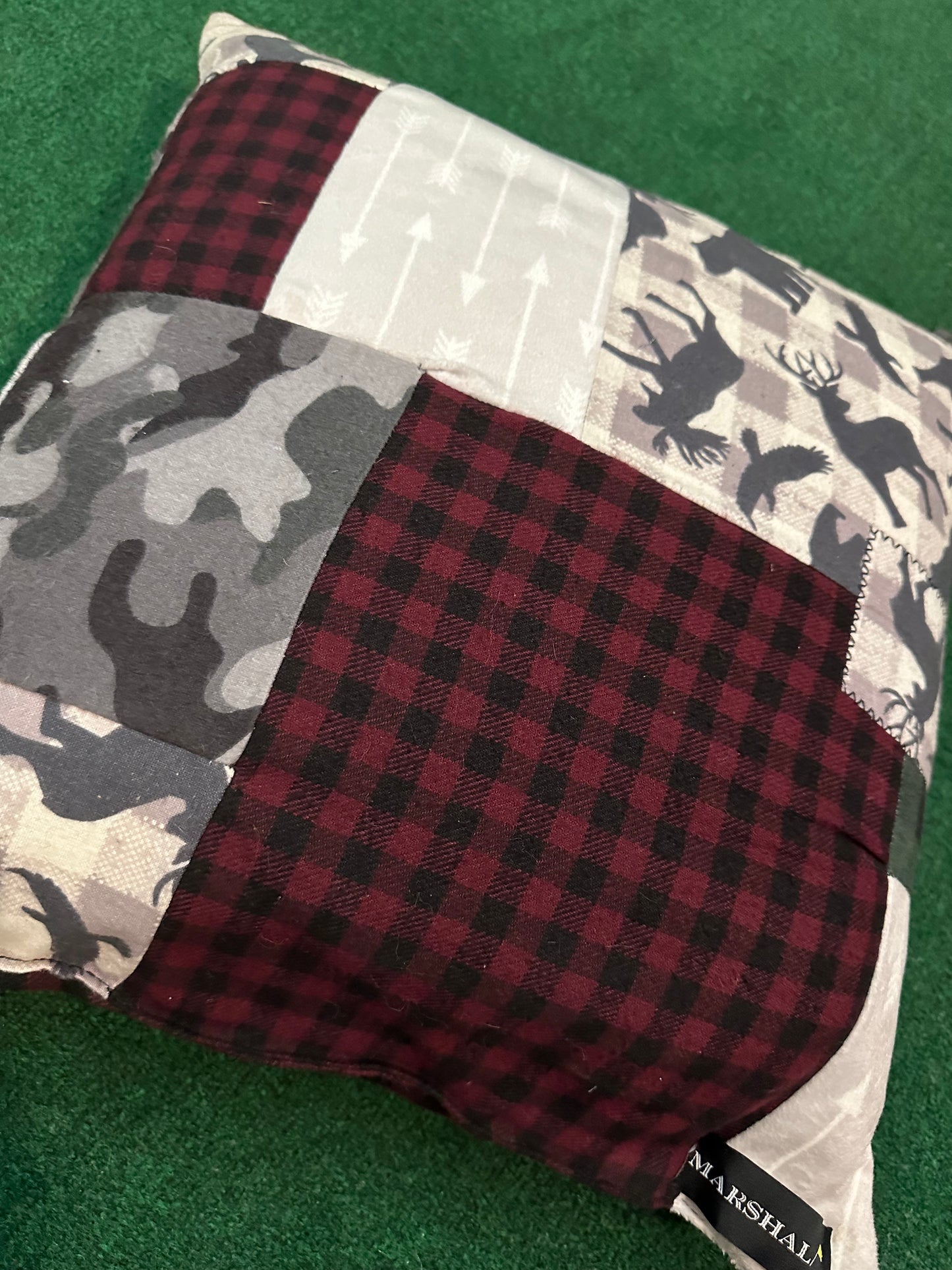 “Rustic Puzzle” Pillow Set